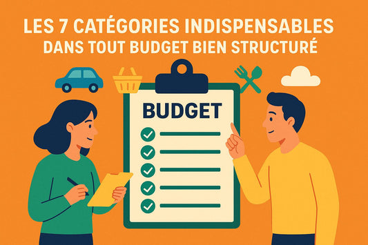 Les 7 catégories indispensables dans tout budget bien structuré