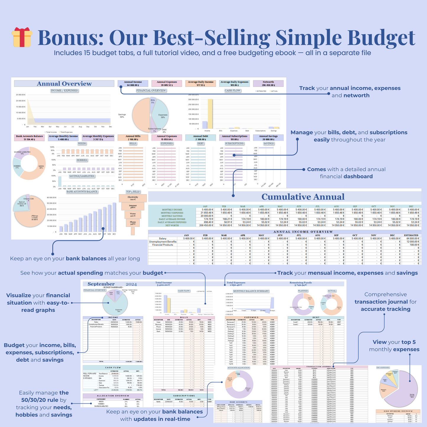 Ultimate Student Planner Spreadsheet Excel Google Sheets Assignment Tracker College Study Template University Task Planner Academic School