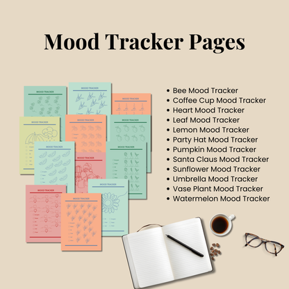 2025 2026 Mega Bullet Journal Bundle, Printable Journal Pages, Planner Pages, A4 A5 US Letter Size