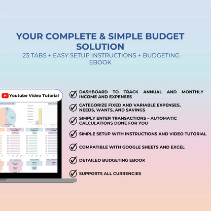 Budget mensuel Google Sheet Budget mensuel Excel 3