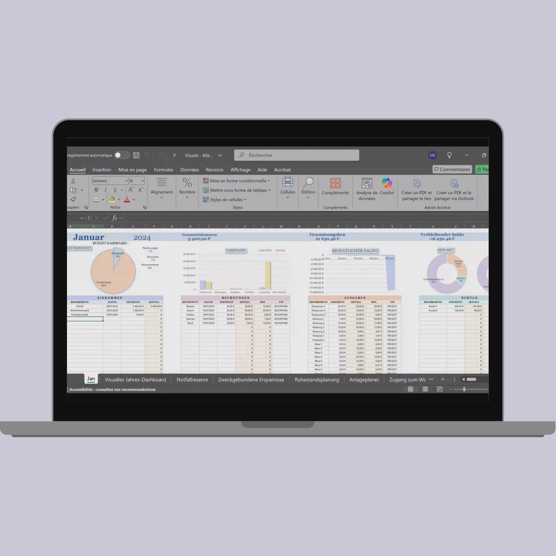 Jahreshaushalt Excel Deutsch Ausgabentracker Google Sheets Budget Deutsch Excel Vorlagen Monatsplaner Monatlicher Budget Planer Spreadsheet