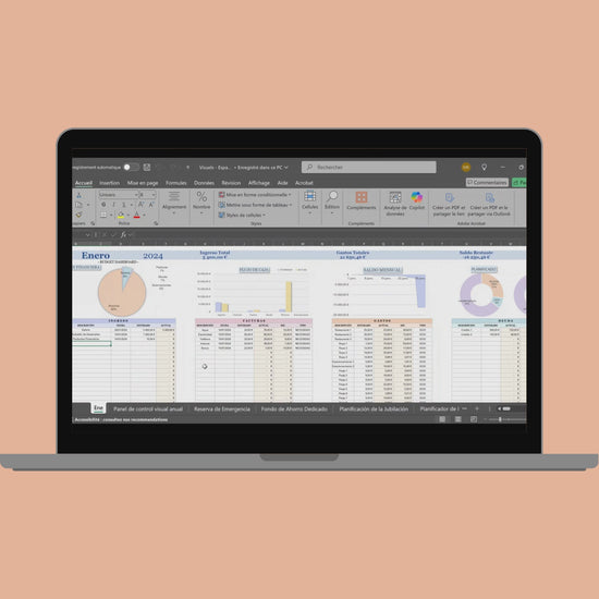 Presupuesto mensual en español Plantilla presupuesto personal anual Excel Hojas de cálculo Google planificador digital de ingresos y gastos